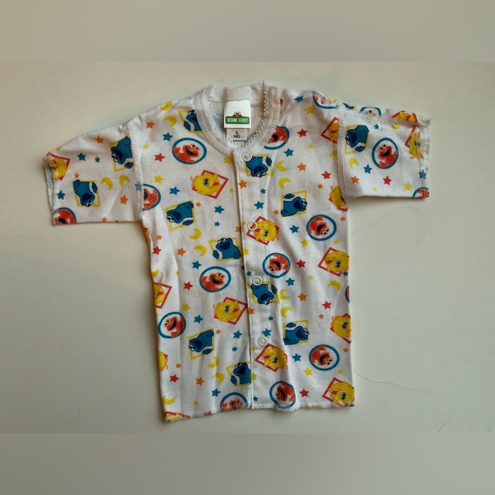 Vintage 90s Sesame Street Baby Top